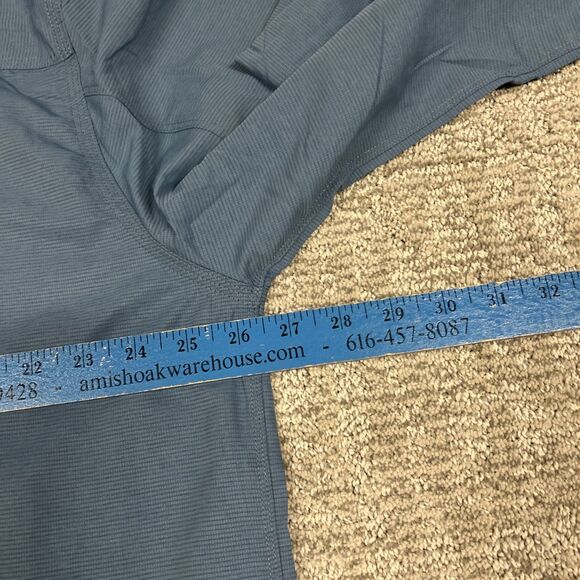 Dri Duck Shirt Mens XL Blue Vented Long Roll Tab Sleeve Pocket Fishing Outdoor - Picture 8 of 9